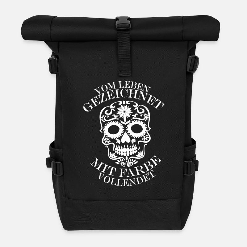 Tattoo, tattoo Spruch - Rolltop Rucksack - Schwarz