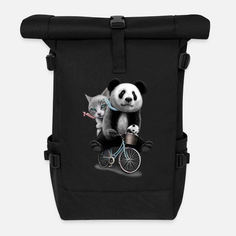 BEST FRIENDS 2017 - Roll Top Backpack - black
