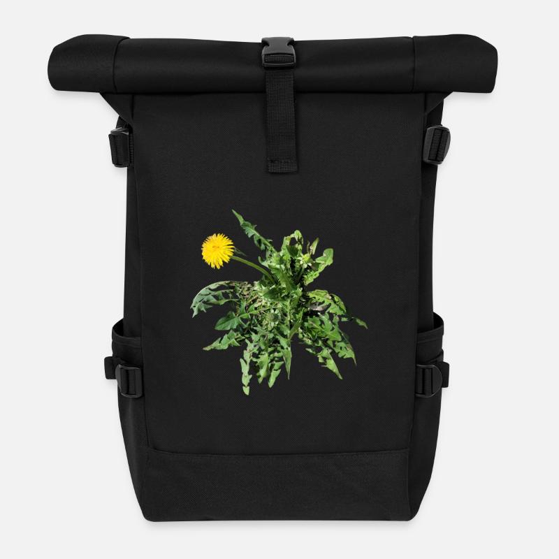 Löwenzahn - Rolltop Rucksack - Schwarz