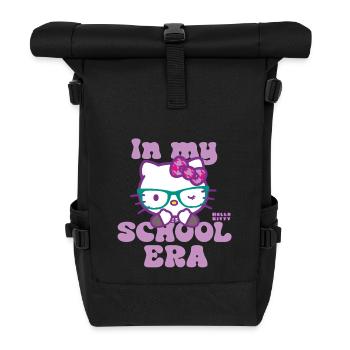 Hello Kitty Avec Des Lunettes In My School Era - Sac à dos roll top - noir - Devant