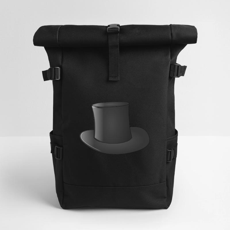 Wizard Wizard Sorcerer Magic Magic Witch Magic Roll Top Backpack