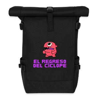 El regreso del Ciclope - Rolltop Rucksack - Schwarz - Vorne