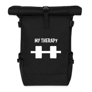 My Therapy - Training - Roll Top Backpack - black - Front