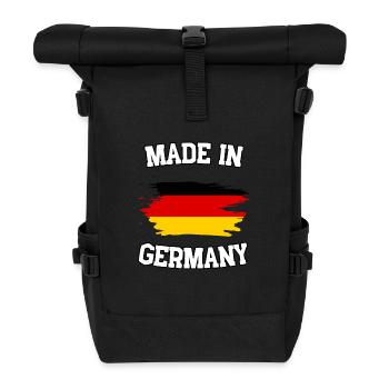 Fabriqué en Allemagne - Sac à dos roll top - noir - Devant
