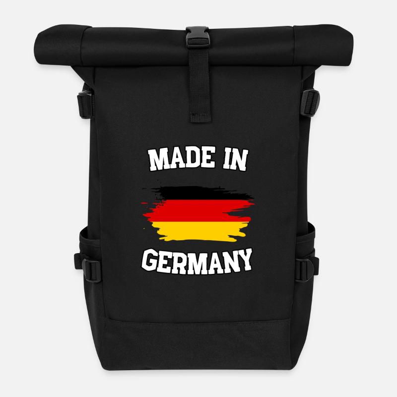 Made in Germany - Rolltop Rucksack - Schwarz