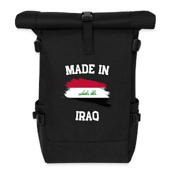 Made in Iraq - Roll Top Backpack - black - Front