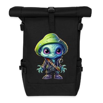Alien Alien Pirate - Sac à dos roll top - noir - Devant