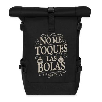Berühre meine Eier nicht - Rolltop Rucksack - Schwarz - Vorne