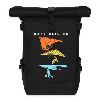 Paragliding Paragliding Paraglider - Roll Top Backpack - black - Front