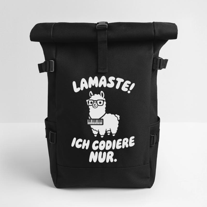 LamaSte: I only code Roll Top Backpack