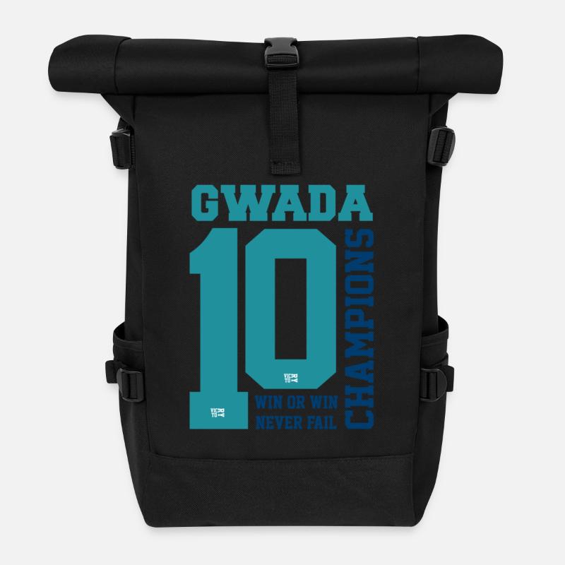 gwada2 - Roll Top Backpack - black