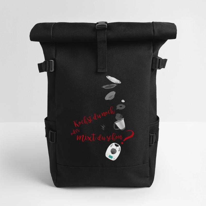 Kochst du noch oder mixt du schon? oder Kochen 2.0 Rolltop Rucksack