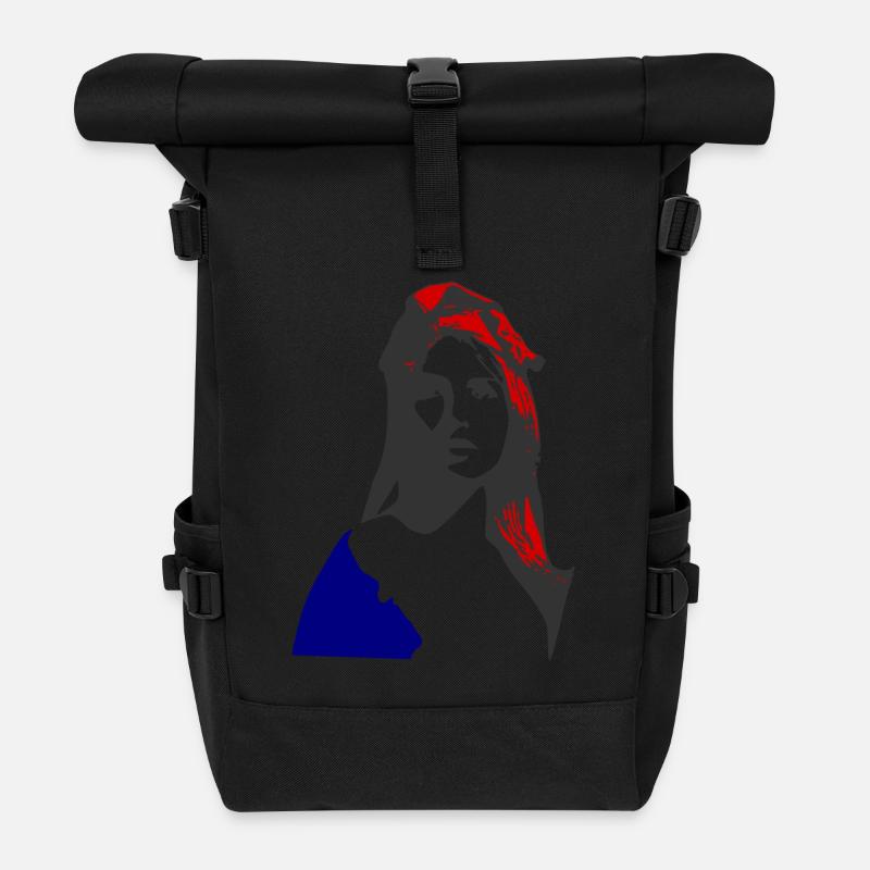 Marianne_N1 - Sac à dos roll top - noir