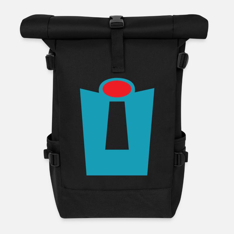 Vintage Mr. Incredible - Roll Top Backpack - black