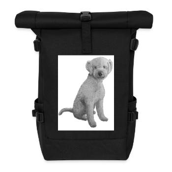 Lagotto Romagnolo Aufkleber - Rolltop Rucksack - Schwarz - Vorne
