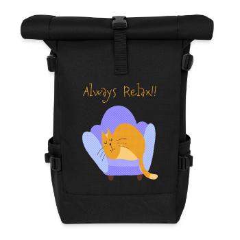 Toujours se détendre - Sac à dos roll top - noir - Devant