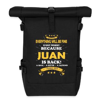 Everything will be fine Juan Is back - Roll Top Backpack - black - Front