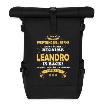 Tout ira bien Leandro est de retour - Sac à dos roll top - noir - Devant
