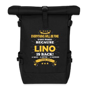 Tout ira bien Lino est de retour - Sac à dos roll top - noir - Devant