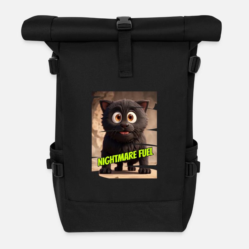 Monster 15 - Rolltop Rucksack - Schwarz