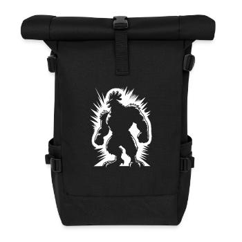 Cool Strong Rooster - Le design parfait du coq - Sac à dos roll top - noir - Devant