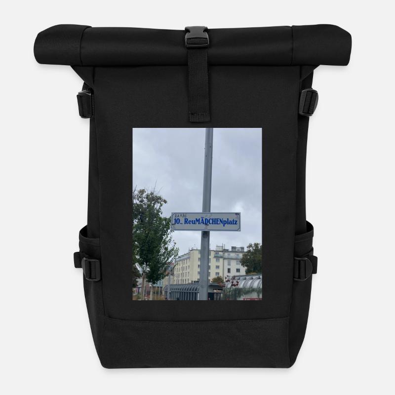 ReuMÄDCHENplatz - Sac à dos roll top - noir