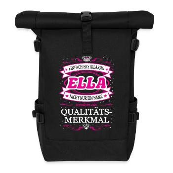 Caractéristique de qualité Ella tout simplement tenue de première classe - Sac à dos roll top - noir - Devant