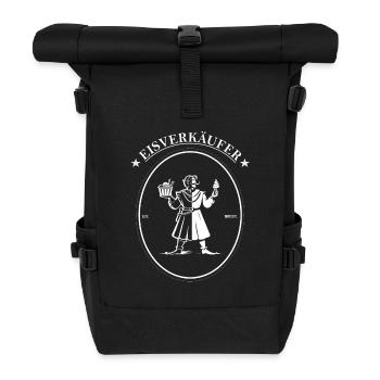 Elegant Cream Vendor – Design for Cream Lovers - Roll Top Backpack - black - Front