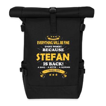 Tout ira bien Stefan est de retour - Sac à dos roll top - noir - Devant