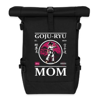 Goju-Ryu Karate Mom - Rolltop Rucksack - Schwarz - Vorne