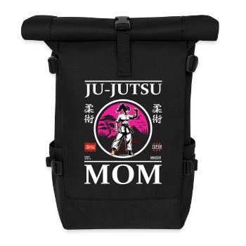 Ju-Jutsu Mom - Conception de Maman d’Autodéfense - Sac à dos roll top - noir - Devant