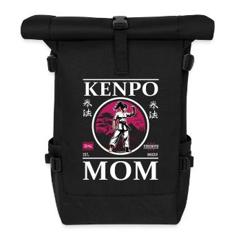 Kenpo Karate Mom - Roll Top Backpack - black - Front