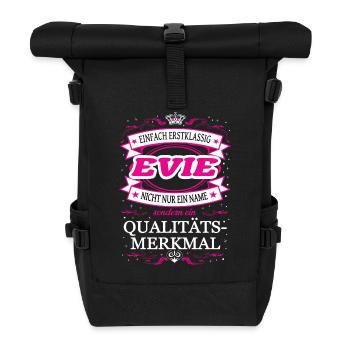 Caractéristique de qualité Evie tout simplement tenue de première classe - Sac à dos roll top - noir - Devant