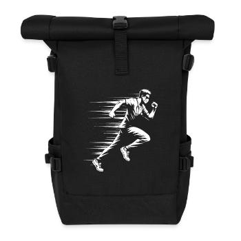 Running Doctor – Dynamic Medicine Design - Roll Top Backpack - black - Front