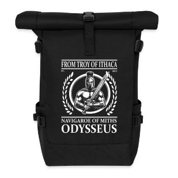 Odysseus – Der Navigator von Troja nach Ithaca - Rolltop Rucksack - Schwarz - Vorne