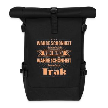 La vraie beauté vient du design irakien - Sac à dos roll top - noir - Devant