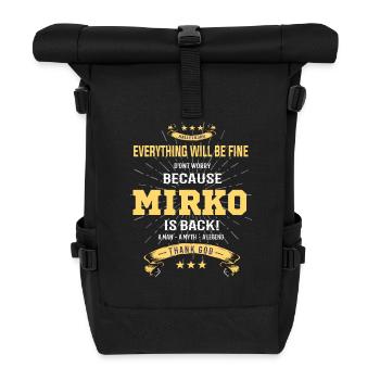 Tout ira bien Mirko est de retour - Sac à dos roll top - noir - Devant