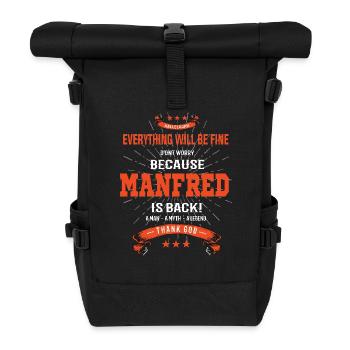 Tout ira bien Manfred est de retour - Sac à dos roll top - noir - Devant