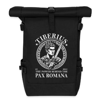 Tiberius – The Power Behind the Pax Romana - Roll Top Backpack - black - Front
