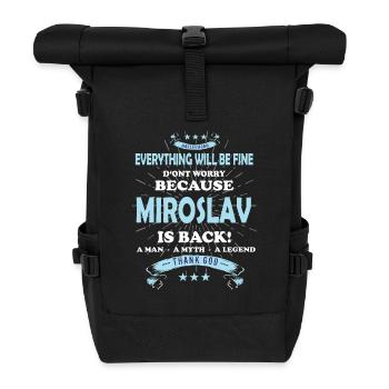 Tout ira bien Miroslav est de retour - Sac à dos roll top - noir - Devant