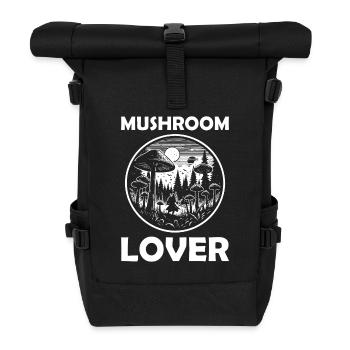 Pilze Liebhaber – Ein Must-Have für Pilzsammler - Rolltop Rucksack - Schwarz - Vorne