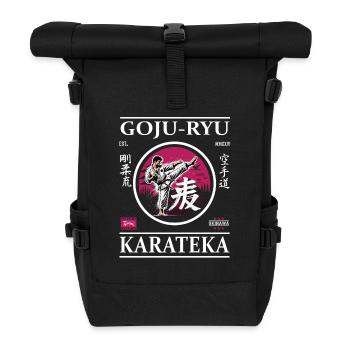 Goju-Ryu Karateka – Stärke trifft auf Gelassenheit - Rolltop Rucksack - Schwarz - Vorne