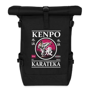 Kenpo Karateka – Master of Flowing Techniques - Roll Top Backpack - black - Front