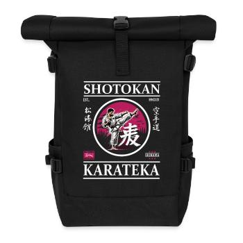 Shotokan Karateka – La force du calme - Sac à dos roll top - noir - Devant