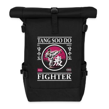 Tang so Do Fighter – Harmony in Motion - Roll Top Backpack - black - Front