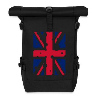 Drapeau Anglais - Sac à dos roll top - noir - Devant