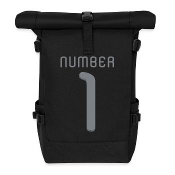 Number one ☝ - Roll Top Backpack - black - Front
