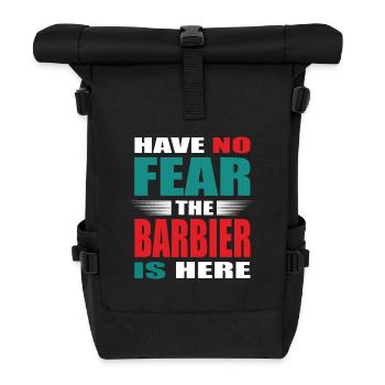 N’ayez crainte le Barbier est là Tenue - Sac à dos roll top - noir - Devant