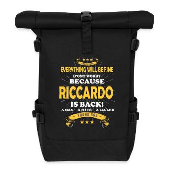 Tout ira bien Riccardo est de retour - Sac à dos roll top - noir - Devant