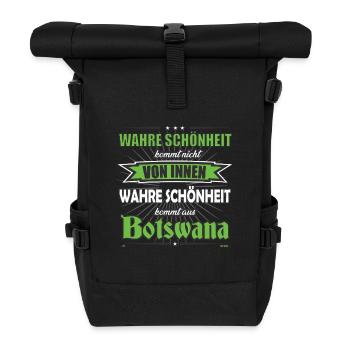 La vraie beauté vient du design botswanais - Sac à dos roll top - noir - Devant